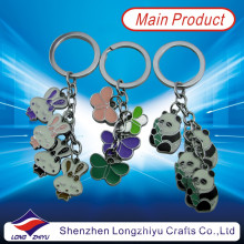 Moda promoção lembrança coelho borboleta panda chaveiro de metal (lzy800004)